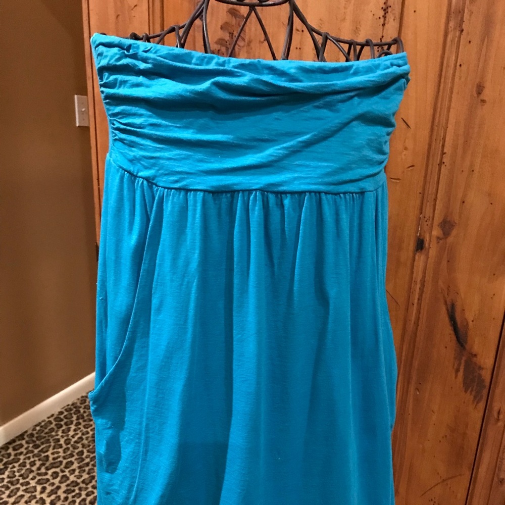 Strapless Cotton Dress
